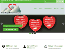 Tablet Screenshot of frontrangepreventiveimaging.com